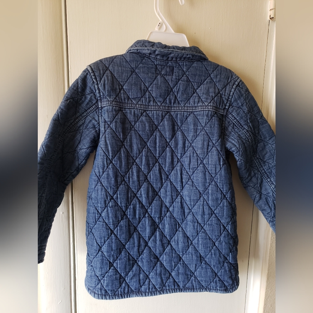 OshKosh B'gosh Kids Quilted Blue Jacket 5T - Picture 2 of 4